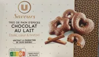 Trio de pain d'épices au chocolat au lait Saveurs