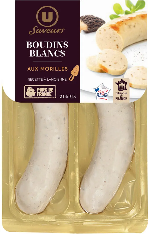 Boudins blancs aux morilles - 2x125g