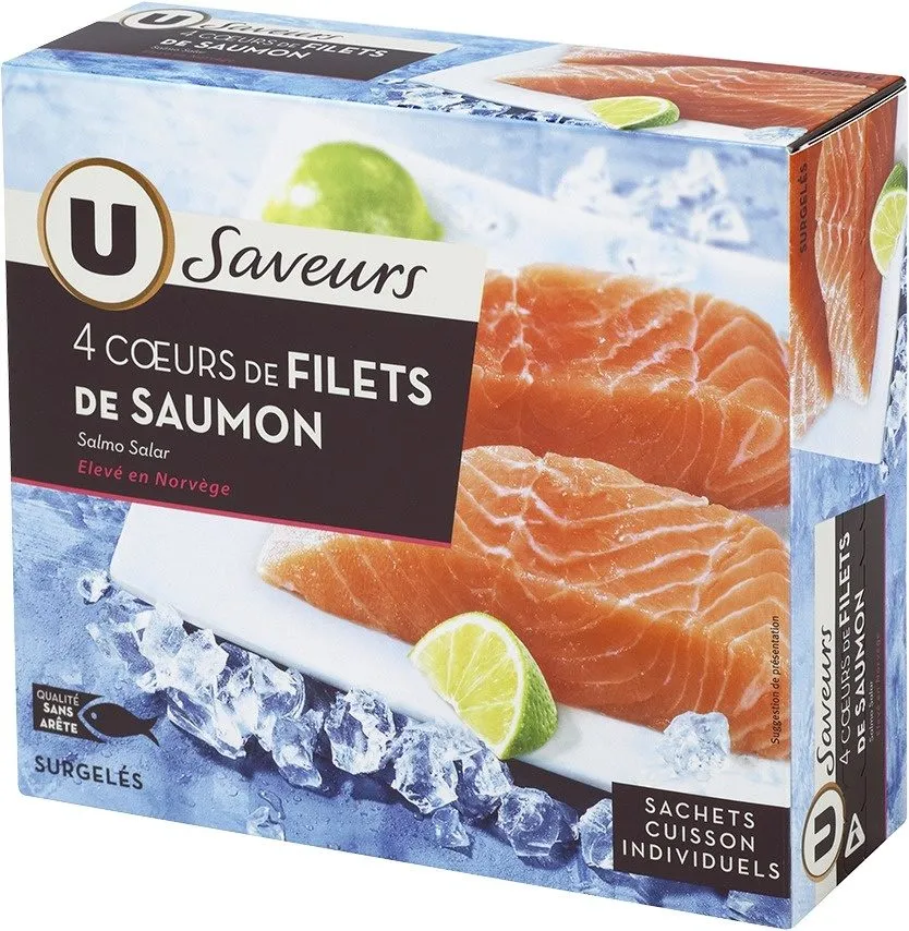 Coeurs de filets de saumon