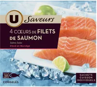 Coeurs de filets de saumon