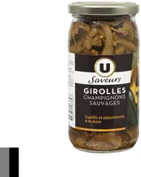 Girolles champignons sauvages - Bocal de 185g net égoutté