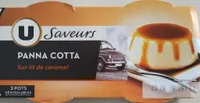 Panna Cotta au caramel - 2x120g + 1 offert