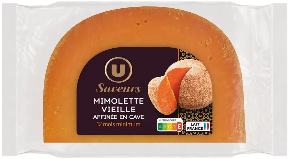 Mimolette vieille au lait pasteurisé 29% de MG, 200g