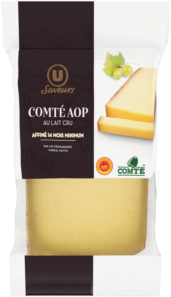 Comté AOP Jura au lait cru affiné 14 mois mini , 35%mg, 250g