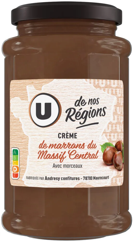 Crème de marrons du Massif Central avec morceaux 270g