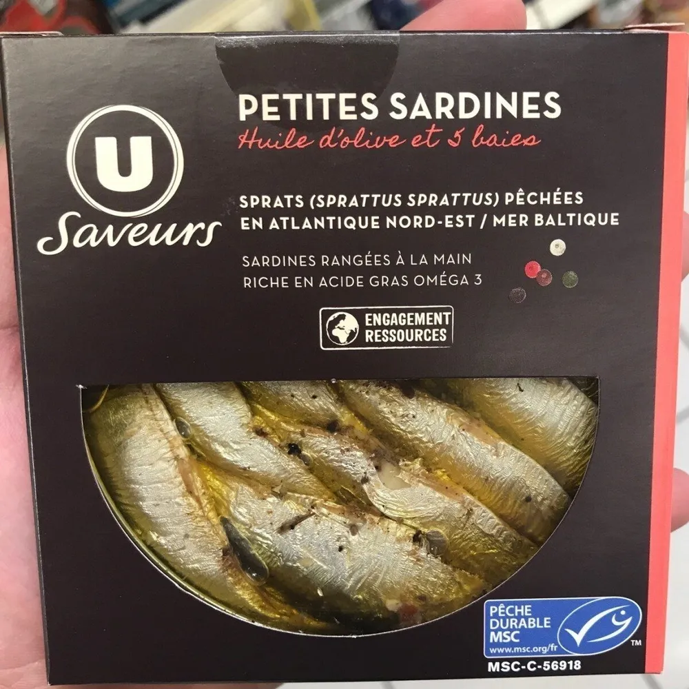 Mini sardines 5 baies huile olive