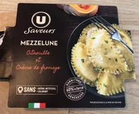 Mezzelune citrouille et crème de fromage