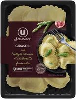 Girasoli aux asperges marinées pancetta rôtie
