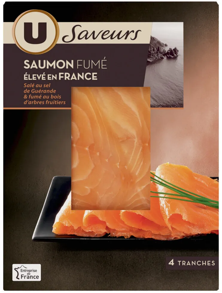 Saumon de France fumé aux bois d'arbres fruitiers