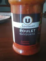 Poulet basquaise au piment d'Espelette U LES SAVEURS