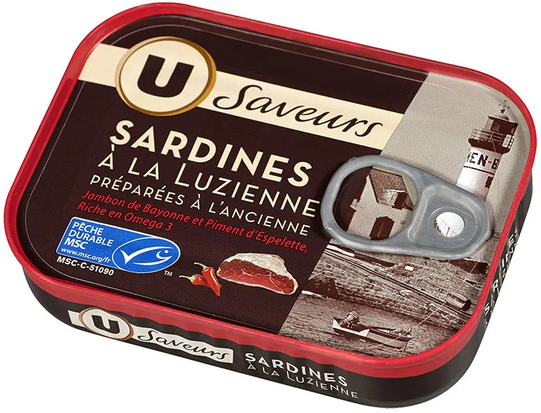 Sardines à la Luzienne jamb.Bayon.piment espelette,