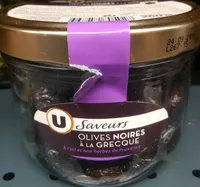 Olives noires à la grecque à l'ail et aux herbes de Provence