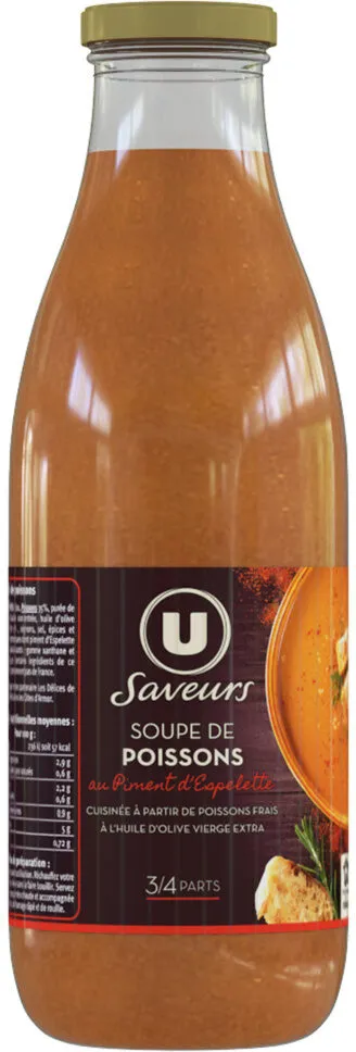 Soupe de poisson au piment d'espelette