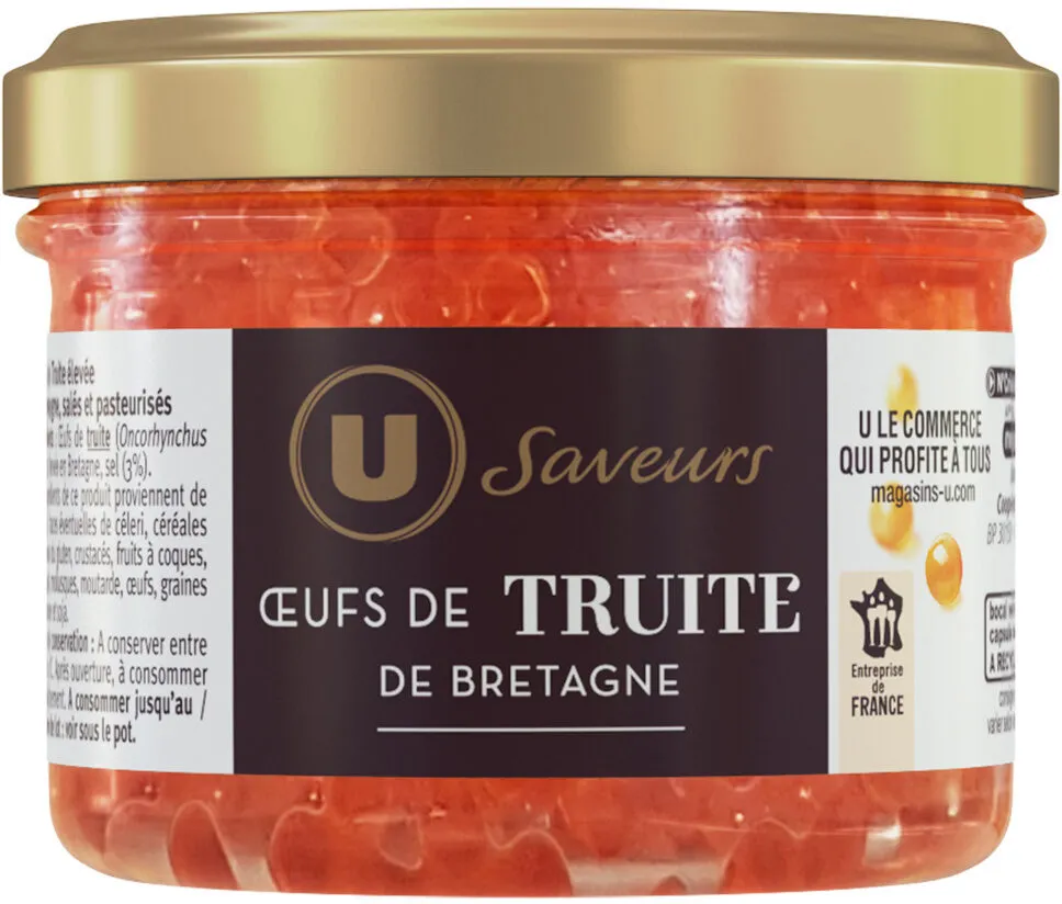 Oeufs de truite de Bretagne Saveurs