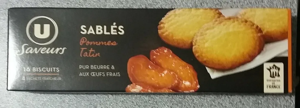 Biscuits Sablés pommes tatin 120g