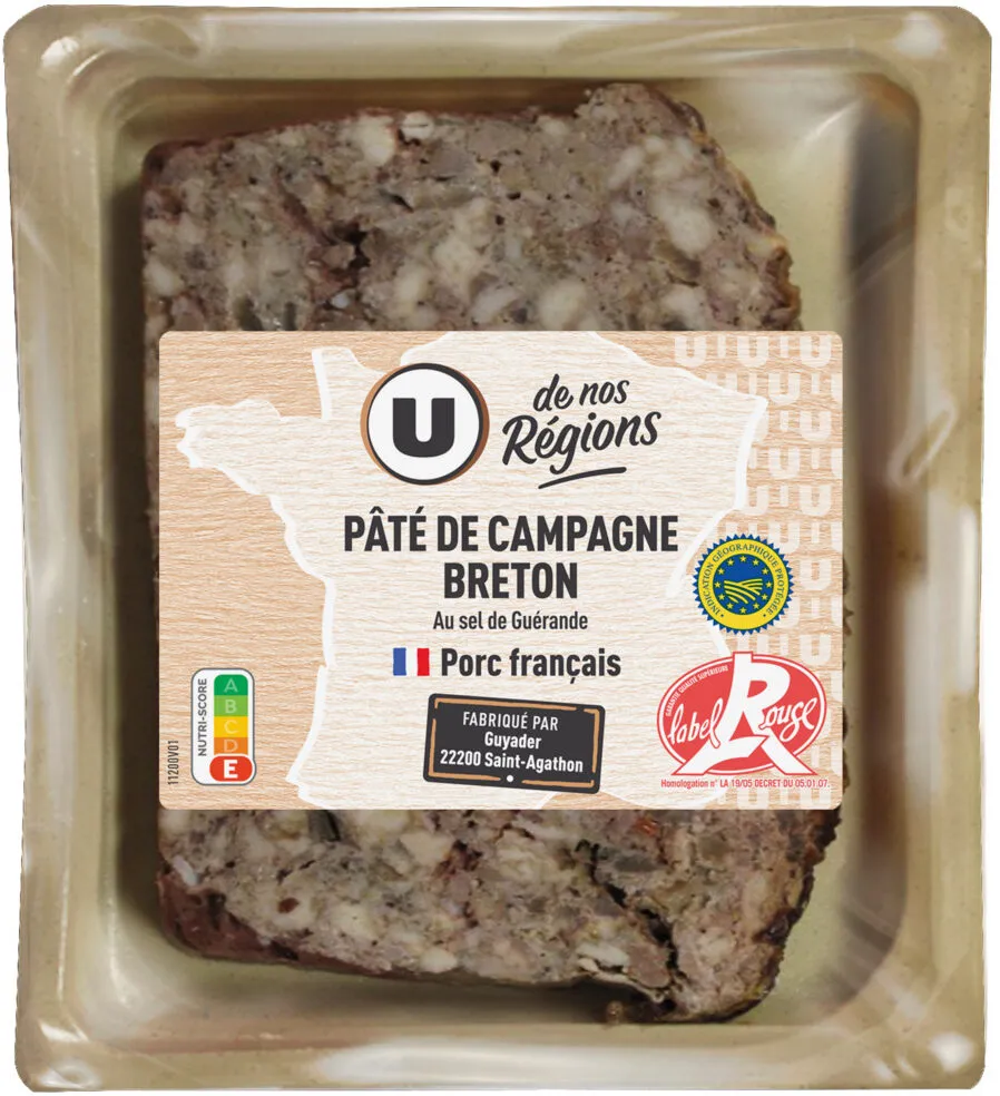Pâté de Campagne Breton IGP Label Rouge - 160g