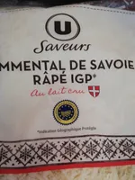 Emmental de Savoie rapé IGP lait cru 31%MG, 140g