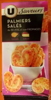 Palmiers Salés au Beurre et aux Fromages (Gouda, Edam)