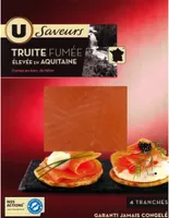 Truite fumée, 4 tranches - 140g