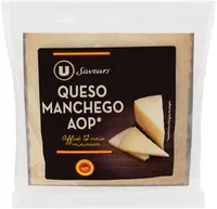 Queso manchego AOP affiné 12mois 38%mg, portion 150g