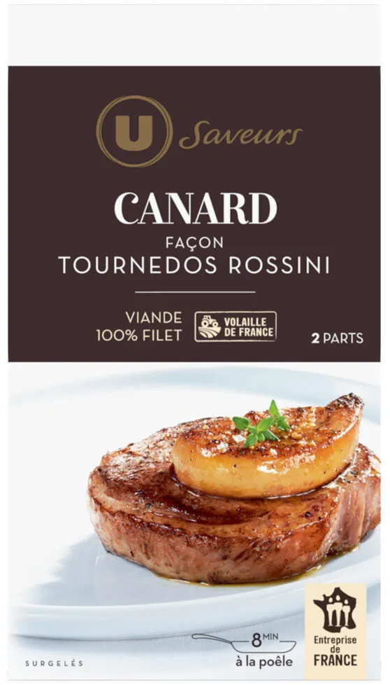 Canard façon tournedos Rossini surgelé Saveurs