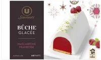 Bûche glacée mascarpone framboise Saveurs