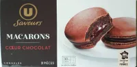 Macarons cœur chocolat
