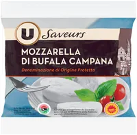 Mozzarella di bufala Campana DOP au lait pasteurisé 25% de MG, 125g