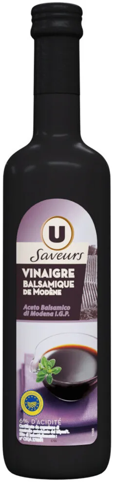 Vinaigre balsamique 6°, bouteille en verre de 50cl