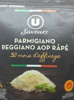 Parmigiano Reggiano AOP râpé affinage 30 mois 30%mg , 60g
