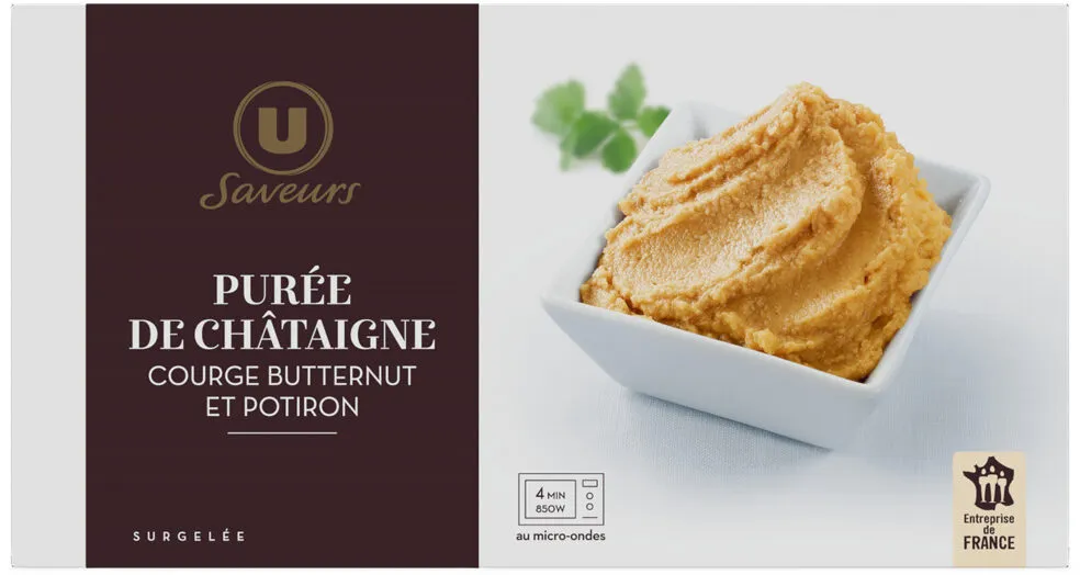 Purée châtaigne courge butternut potiron surgelé