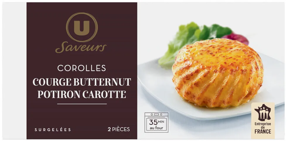 Corolles butternut potiron carotte surgelé Saveurs