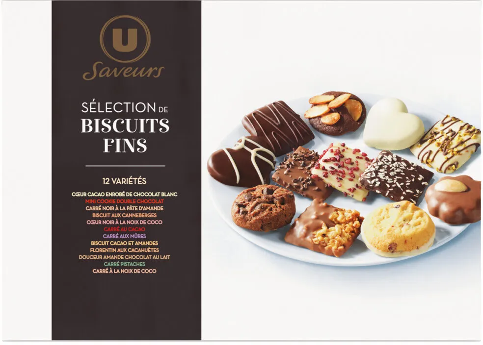 Sélection de biscuits fins