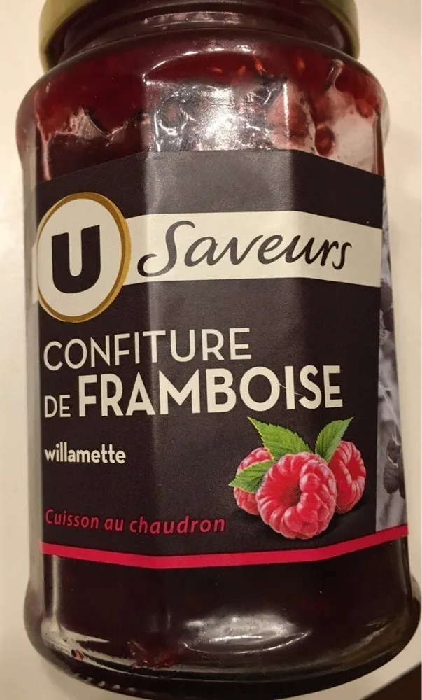 Confiture de framboises willamette