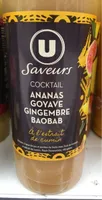 U Saveurs cocktail ananas goyave gingembre baobab
