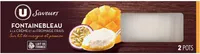 Dessert Fontainebleau sur lit de mangue passion 2x90g