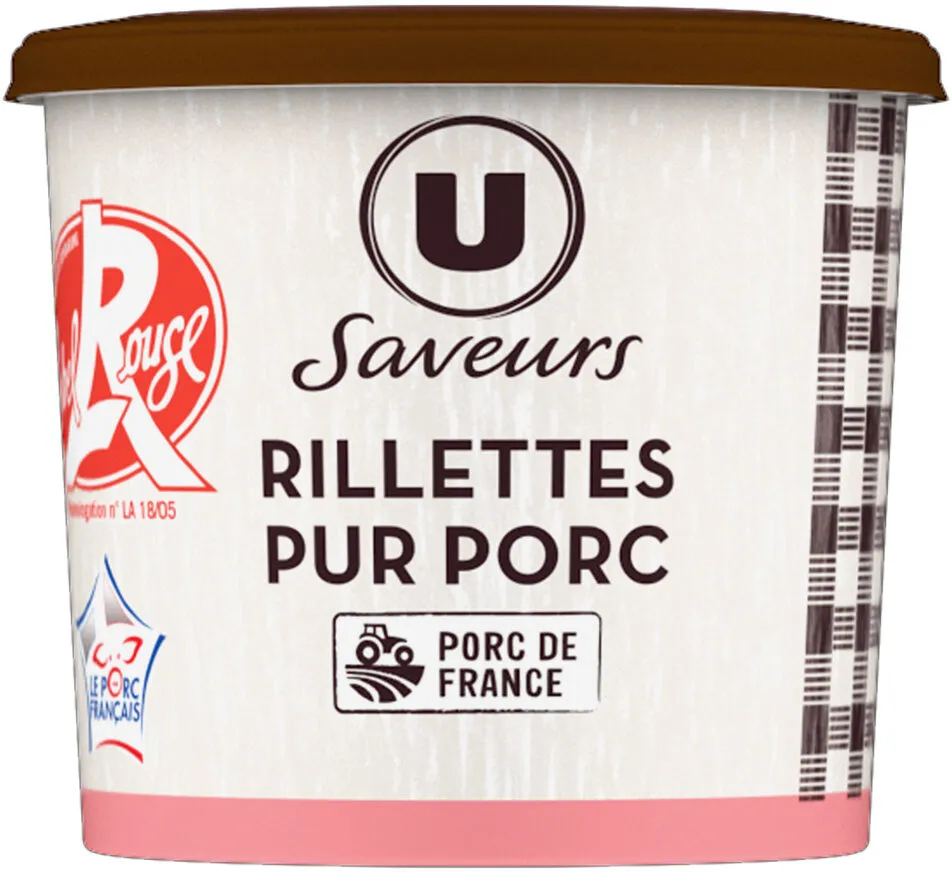 Rillettes pur porc label rouge 200g