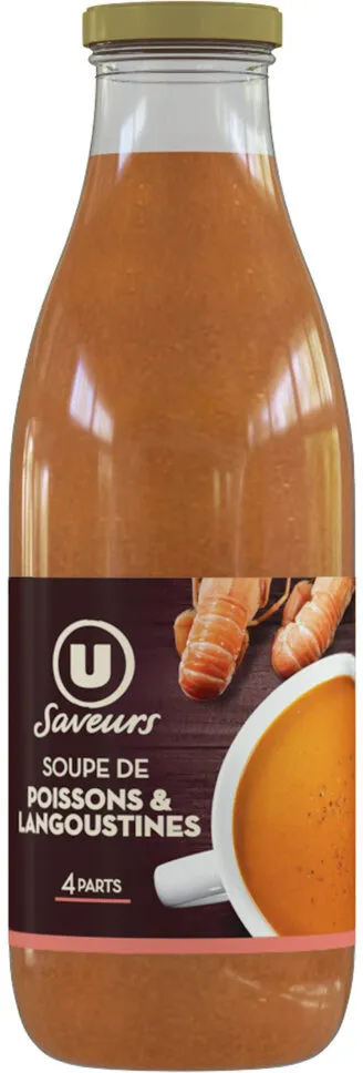 Soupe de poisson et langoustine