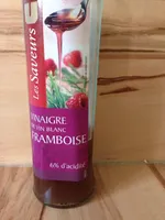 Vinaigre de framboise du Limousin 6° bouteille en verre de25c l