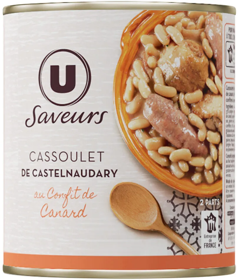 Cassoulet au confit de canard - Boîte 840g