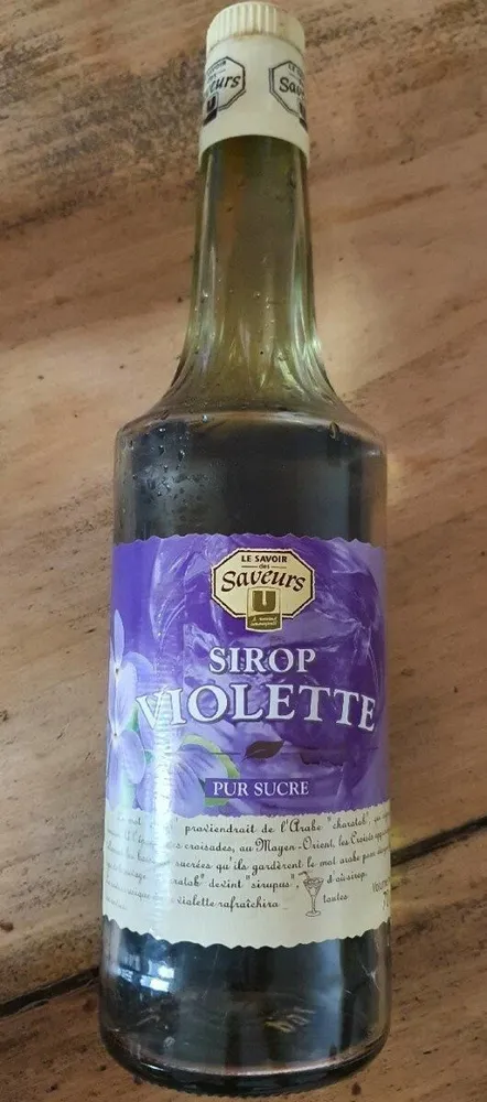 Sirop violette pur sucre