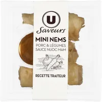 Mini nems au porc