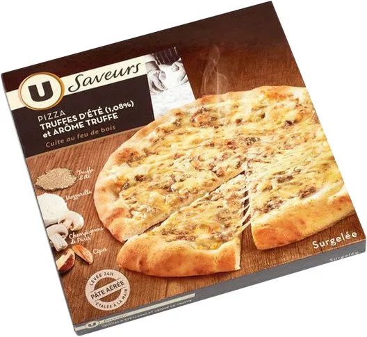 Pizza à base de sauce aux champignons et à la truffe blanche d'été 1,08% et arome truffe