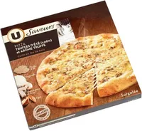 Pizza à base de sauce aux champignons et à la truffe blanche d'été 1,08% et arome truffe
