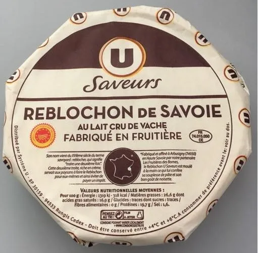 Reblochon Fruitier De Savoie Au Lait Cru De Vache