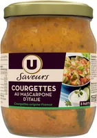 Courgettes au Mascarpone d'Italie