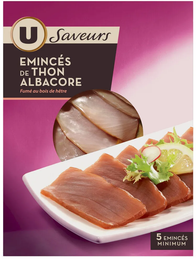 Emincés de thon Albacore fumés Saveurs