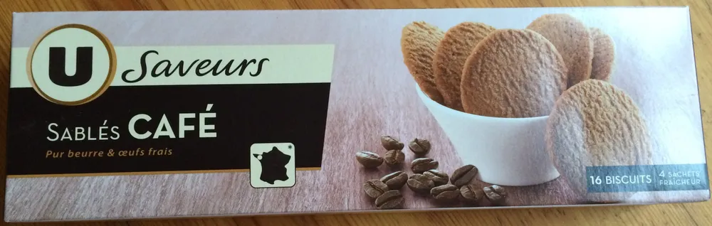 Sablés pur beurre au café