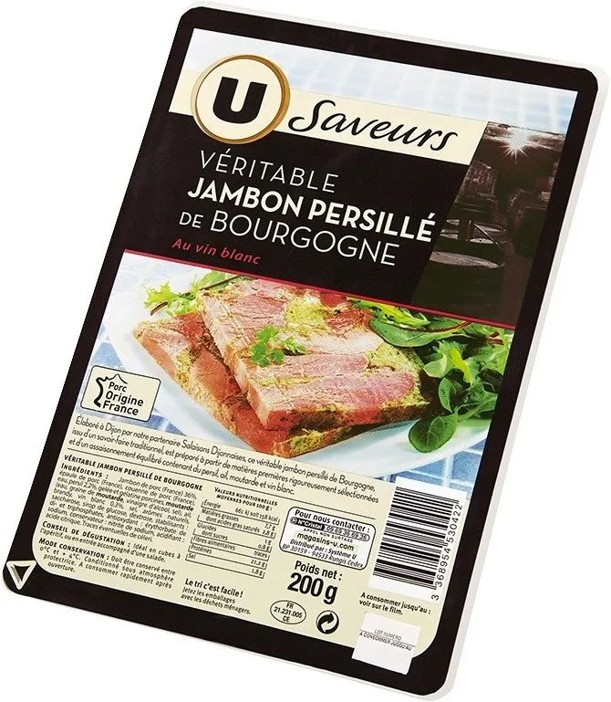 Véritable jambon persillé de Bourgogne au vin blanc