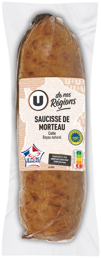 Saucisse de Morteau IGP cuite - x350g